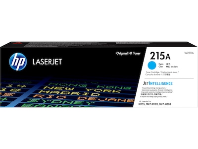 HP 215A Cyan Standard Yield Toner Cartridge (W2311A)