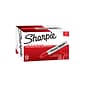 Sharpie King Size Permanent Markers, Chisel Tip, Red, 12/Pack (15002)