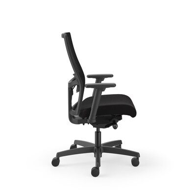 HON Ignition 2.0 Mesh/Fabric Standard Computer and Desk Chair with Seat Slide, Black (HONI2M2AMLC10T2)