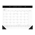 2020 AT-A-GLANCE 17 x 21.75 Desk Calendar, Contemporary, Black (AY24X-00-21)