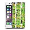 OFFICIAL CAT COQUILLETTE WATERCOLOUR ILLUSTRATIONS 2 Green Tiki Totems Hard Back Case for Apple iPhone 6 / 6s