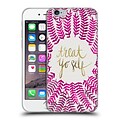 OFFICIAL CAT COQUILLETTE TREAT YO SELF Pink Soft Gel Case for Apple iPhone 6 / 6s