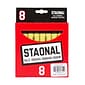 Crayola Staonal Marking Crayons, Black, 8/Box (52-0002-2-051)