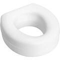 DMI® Deluxe Plastic Toilet Seat Riser, 5H, 250 lbs. Capacity, White (522-1508-1900HS)