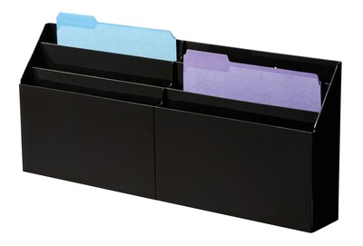 Rubbermaid Optimizers File Organizer, Black Plastic (96060ROS)