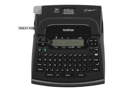 Brother P-Touch Desktop Thermal Label Maker and TZe Tape Bundle, Black (PT1890S)