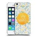 OFFICIAL CAT COQUILLETTE QUOTES TYPOGRAPHY 4 Stay Curious Yellow Hard Back Case for Apple iPhone 5 / 5s / SE