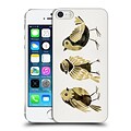 OFFICIAL CAT COQUILLETTE BIRDS Finches Gold Hard Back Case for Apple iPhone 5 / 5s / SE