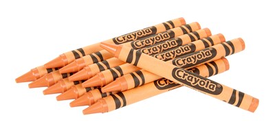 Crayola Single-Color Refill Crayons, Peach, 12 Per Box (52-0836-033)