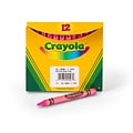 Crayola Single-Color Refill Crayons, Carnation Pink, 12 Pack (52-0836-010)