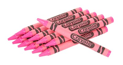 Crayola Single-Color Refill Crayons, Carnation Pink, 12 Pack (52-0836-010)