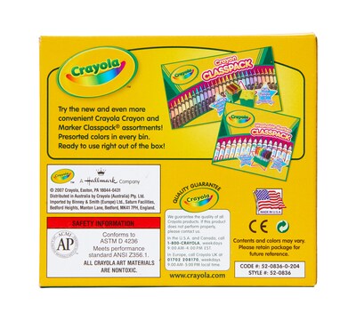 Crayola Single-Color Refill Crayons, Gray, 12 Per Box (52-0836-052)