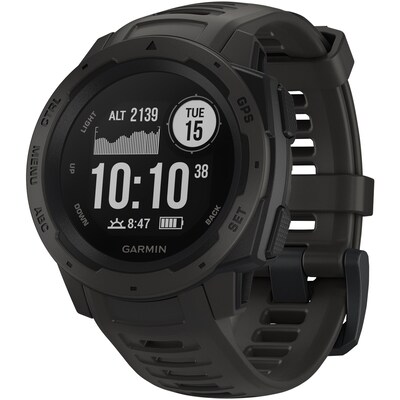 Garmin Instinct GPS Watch, Graphite (010-02064-00)