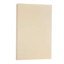 JAM Paper 67 lb. Cardstock Paper, 8.5 x 14, Ivory, 50 Sheets/Pack (16928438)