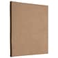 JAM Paper Matte 60 lb. Cardstock Paper, 8.5" x 11", Brown Kraft, 50 Sheets/Pack (LEKR120606)