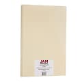 JAM Paper 67 lb. Cardstock Paper, 8.5 x 14, Ivory, 50 Sheets/Pack (16928438)