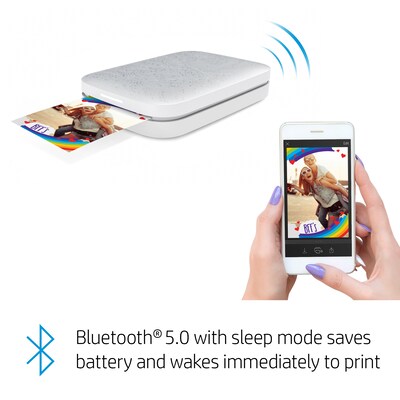 HP Sprocket 200 Wireless Color Inkjet Printer, Single-Function, Print (HPISPW)