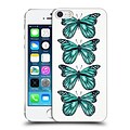 OFFICIAL CAT COQUILLETTE INSECTS Turquoise Butterfly Hard Back Case for Apple iPhone 5 / 5s / SE