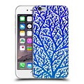 OFFICIAL CAT COQUILLETTE PATTERNS Blue Ombre Fan Coral Soft Gel Case for Apple iPhone 6 / 6s