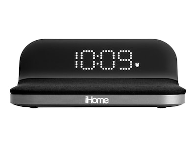 iHome USB Wireless Charger for Most Smartphones, Gray/Black (IW18BG)