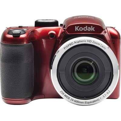 Kodak PIXPRO AZ252-RD 16MP Digital Camera, 25X Optical Zoom, Red