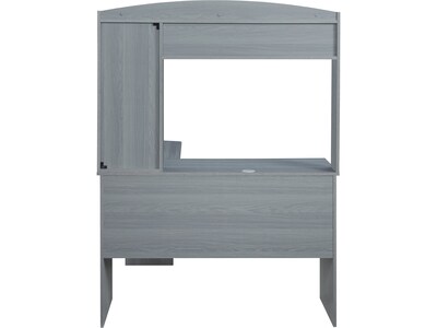 Techni Mobili 47" L-Shaped Desk, Gray (RTA-8410-GRY)