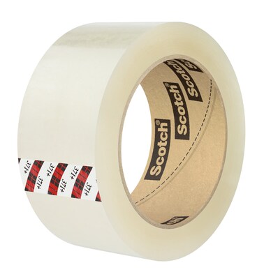 Scotch High Tack Box Sealing Tape, 1.88 x 327.9, Clear, 36/Carton (371+48X100)