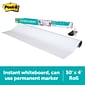 Post-it Easy Erase Plastic Adhesive Dry-Erase Whiteboard, 50' x 4' (7100195630)