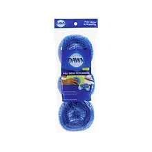 Dawn Blue Sponge Scrubber, 3/Pack (437775)