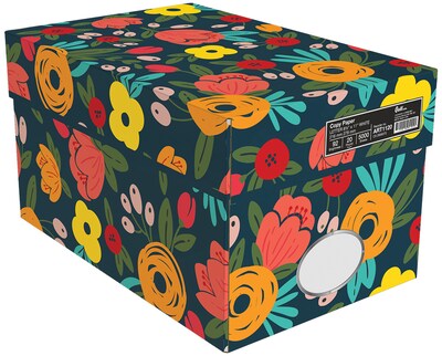 Quill Brand® 8.5 x 11 Floral Art Copy Paper, 20 lbs., 92 Brightness, 500 Sheets/Ream, 10 Reams/Carton (ART1120)
