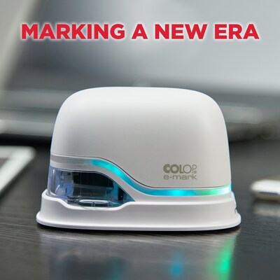 COLOP e-mark Electronic Digital Stamp and Marking Device, Cyan/Magenta/Yellow Ink (039201)