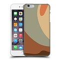 OFFICIAL MAGDALENA HRISTOVA CLEAN LINES Orange 4 Hard Back Case for Apple iPhone 6 Plus / 6s Plus