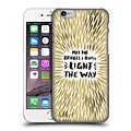 OFFICIAL CAT COQUILLETTE QUOTES TYPOGRAPHY 2 Bridges I Burn Gold Hard Back Case for Apple iPhone 6 / 6s