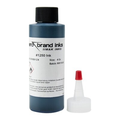 Aero Ink for Traditional Stamp Pads, Blue, 4 oz. Bottle