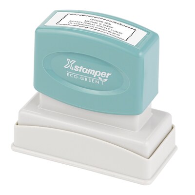 Custom Xstamper® N11 Pre-inked Notary Stamp, 0.69 x 1.94