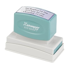 Custom Xstamper® N18 Pre-inked Stamp, 0.88 x 2.75