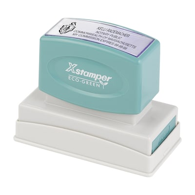 Custom Xstamper® N18 Pre-inked Notary Stamp, 0.88 x 2.75