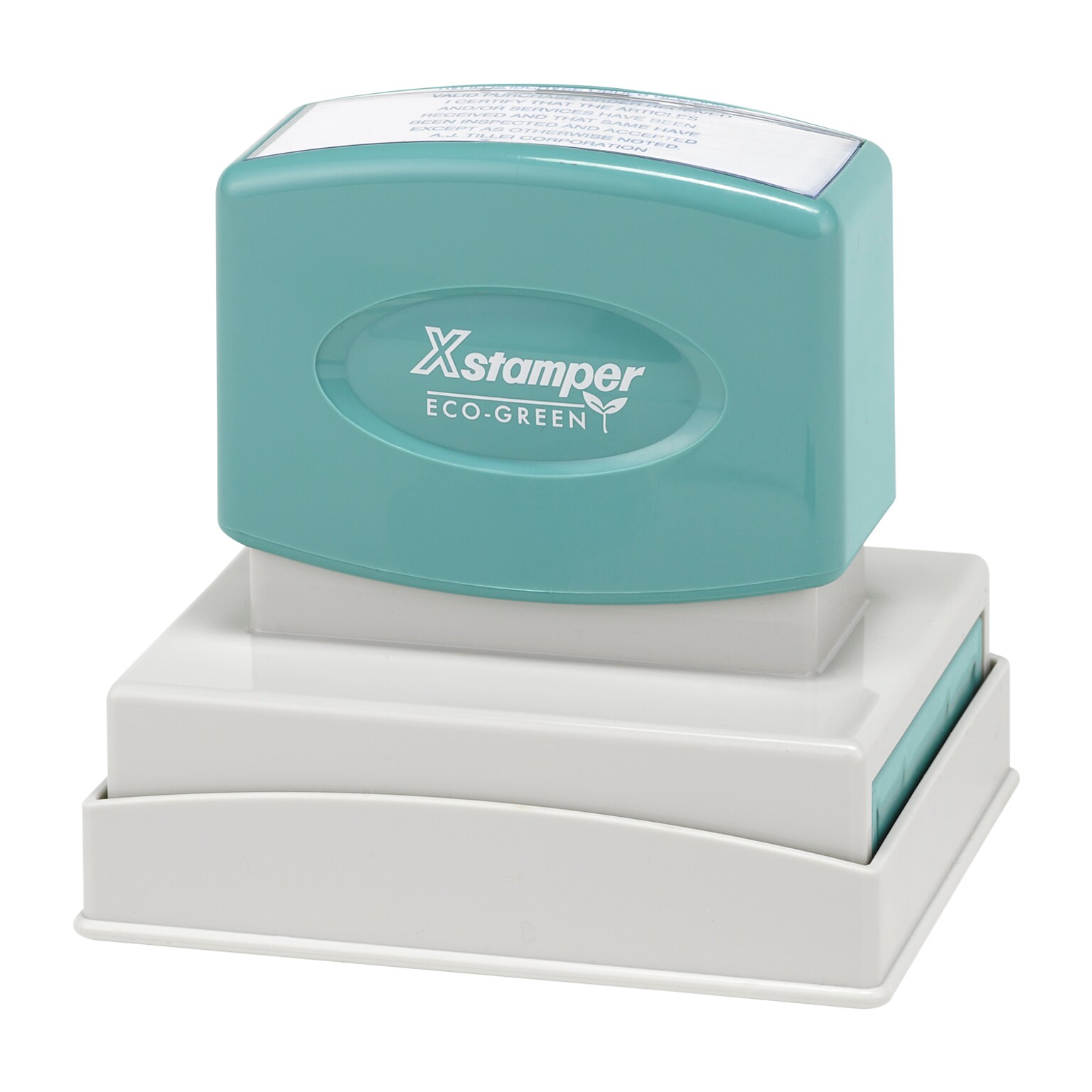 Custom Xstamper® N22 Pre-inked Stamp, 1.94 x 2.94