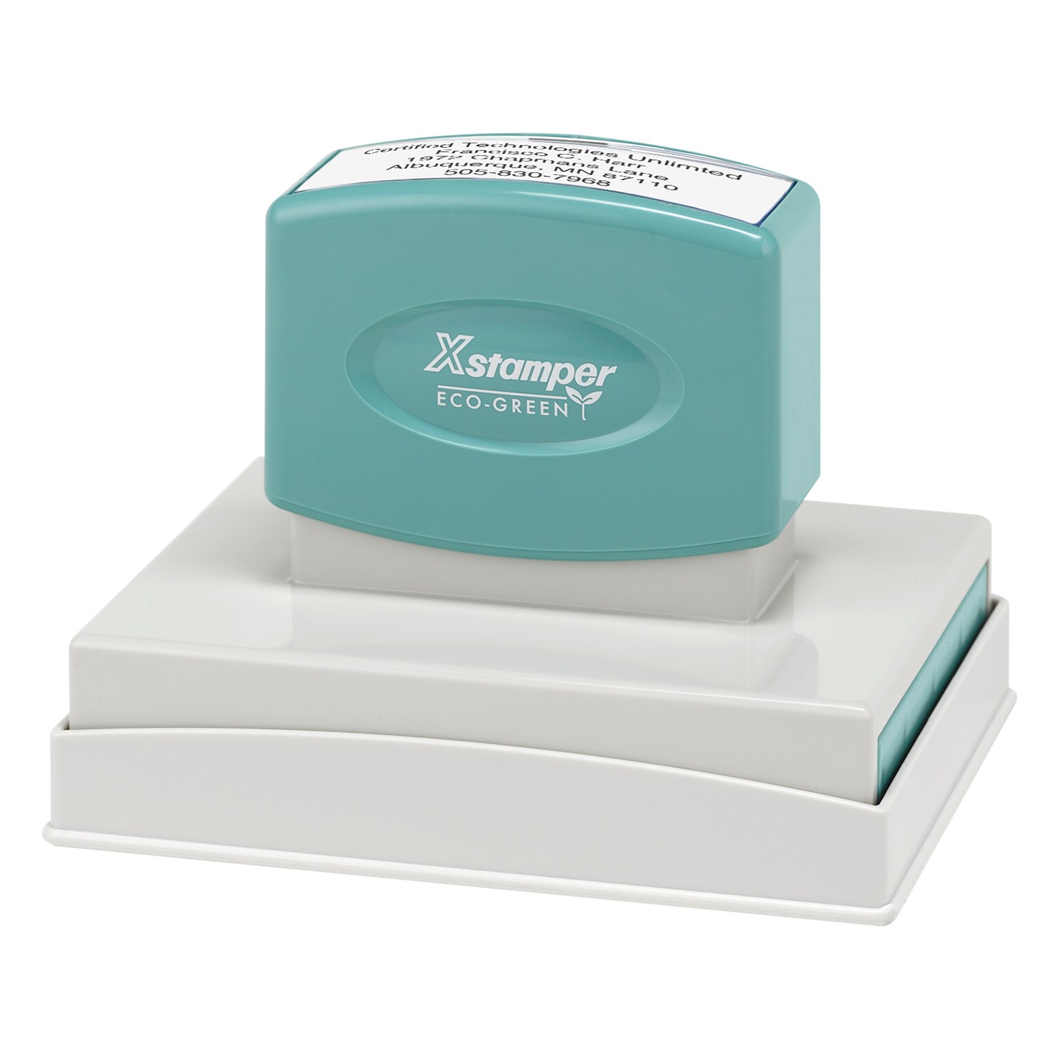 Custom Xstamper® N28 Pre-inked Stamp, 2.5 x 3.88