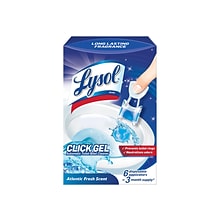 Lysol Click Gel Automatic Toilet Bowl Cleaner, Atlantic Fresh, 6/Box (192008905900)