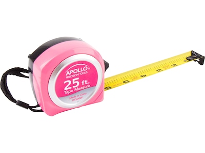 Apollo Tools 25 ft. Pocket Tape Measure, Nylon Coated (DT5002P)