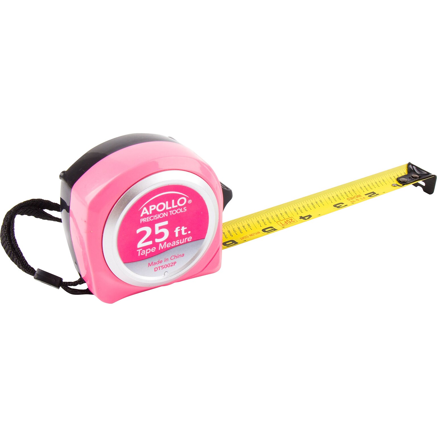 Apollo Tools 25 ft. Pocket Tape Measure, Nylon Coated (DT5002P)