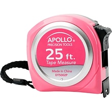 Apollo Tools 25 ft. Pocket Tape Measure, Nylon Coated (DT5002P)