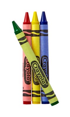 Crayola Young Kids Washable Tripod Crayons Assorted Colors Pack Of