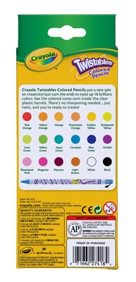 Crayola Twistables Colored Pencils, Assorted - 30 count