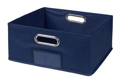 Niche Cubo Half-Size Foldable Fabric Storage Bin- Blue (HTOTE1206BE)