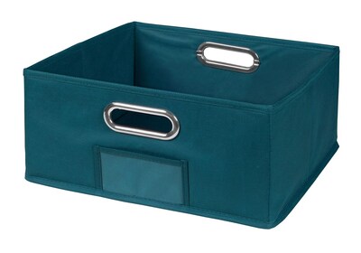 Niche Cubo Half-Size Foldable Fabric Storage Bin- Teal (HTOTE1206TL)