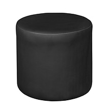 Regency Logan Vinyl Ottoman, Black (N6262BK)