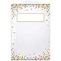 Ashley Productions Hanging Confetti Pattern Storage/Book Bag, 11 x 16, Pack of 5 (ASH10585)
