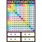 Ashley Productions Smart Poly Chart, 13" x 19", Multiplication, w/Grommet (ASH91024)